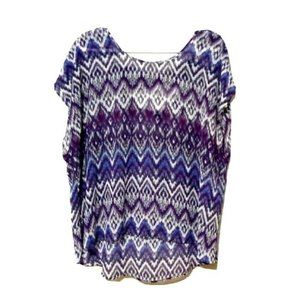 Women's Torrid Tunic Top with Open Bow Back Details Size  4